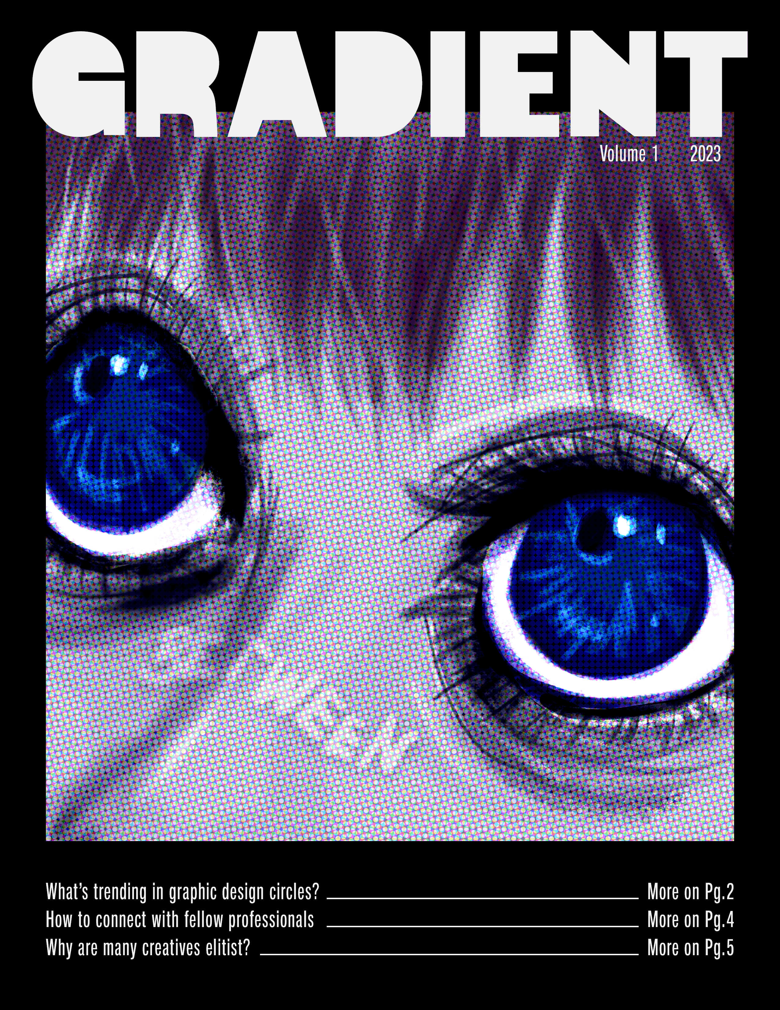 Alternate design of the front cover.