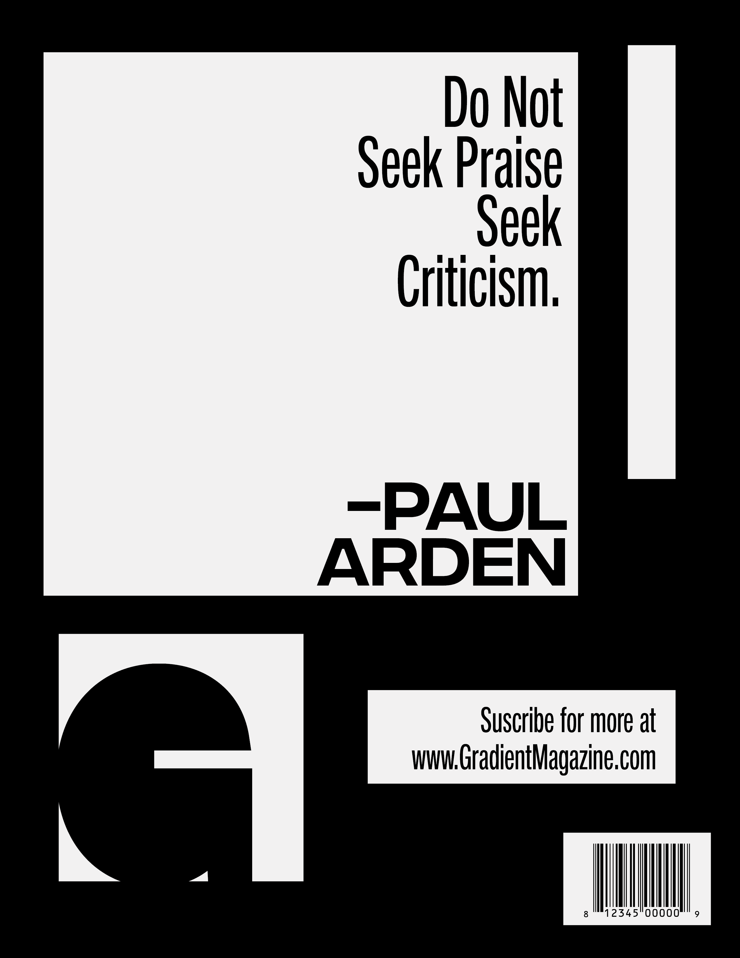 Alternate design of the back cover.