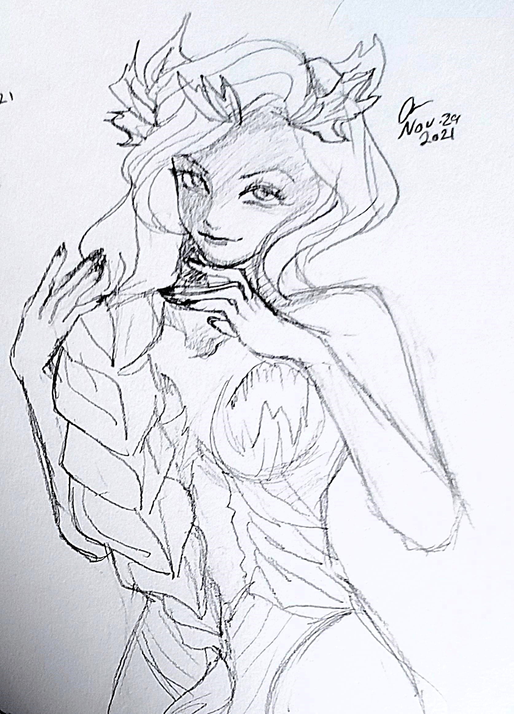 Poison Ivy sketch.